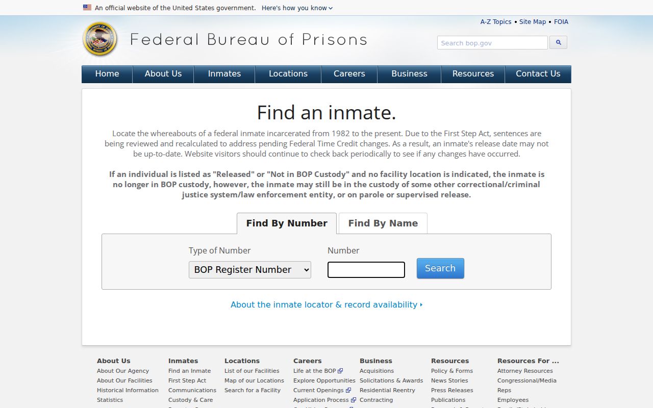 Wilcox County inmate records federal inmate locator