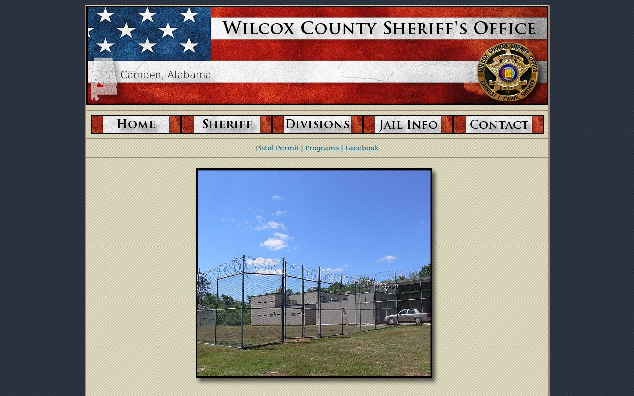 Wilcox County inmate records Prince Arnold Detention Center page
