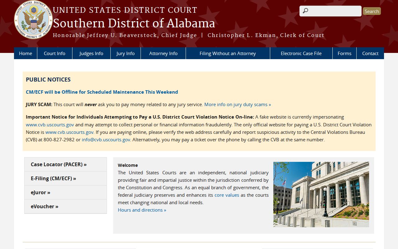 Wilcox County probate records federal district court distinction