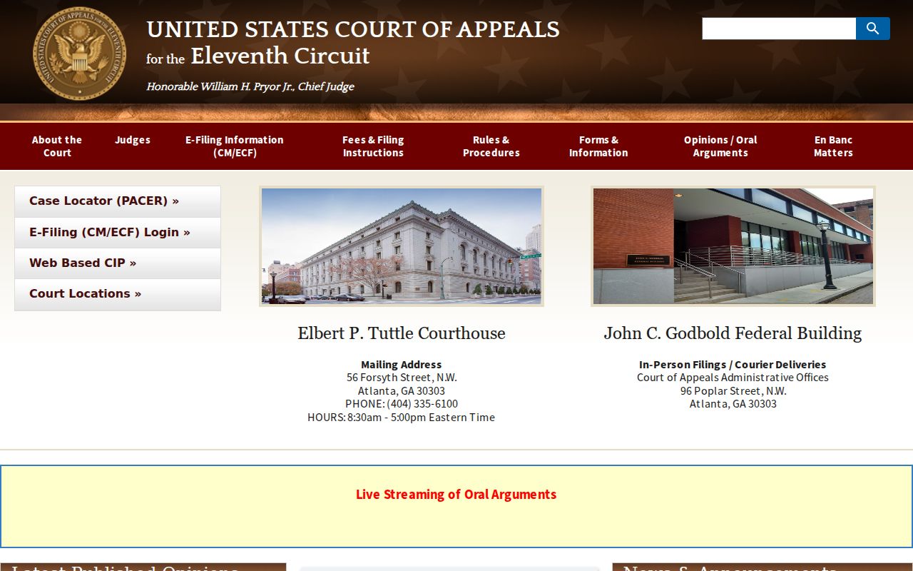 Wilcox County traffic court records Eleventh Circuit federal court